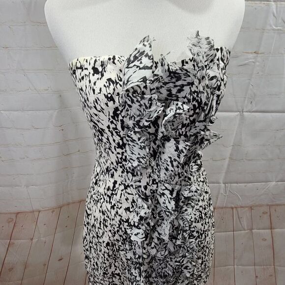 cynthia Steffe strapless short dress with ruffles - Picture 8 of 15